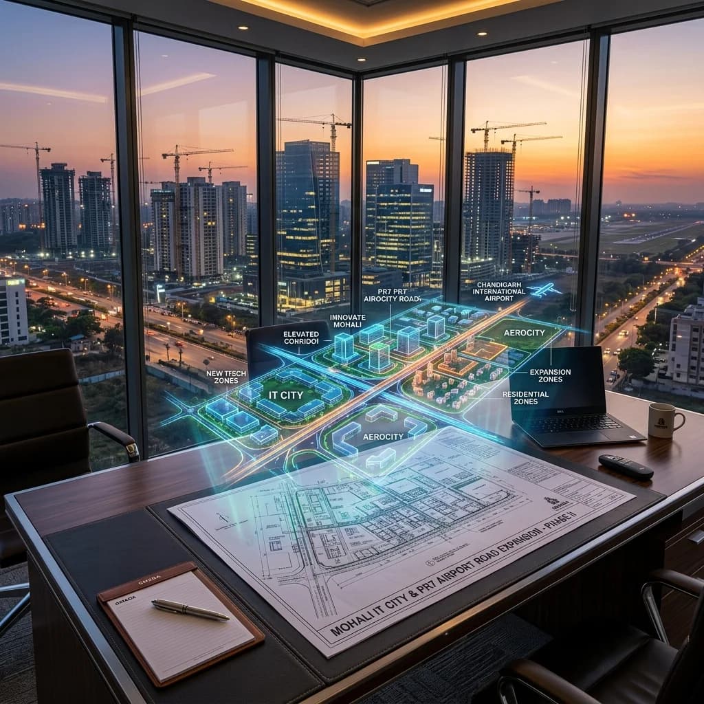 Why Your Mohali Real Estate Strategy Is Already Outdated: The Vision Premium of 2026