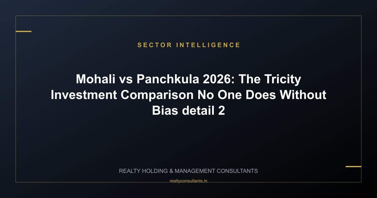 Mohali vs Panchkula 2026: The Tricity Investment Comparison No One Does Without Bias - context image 2