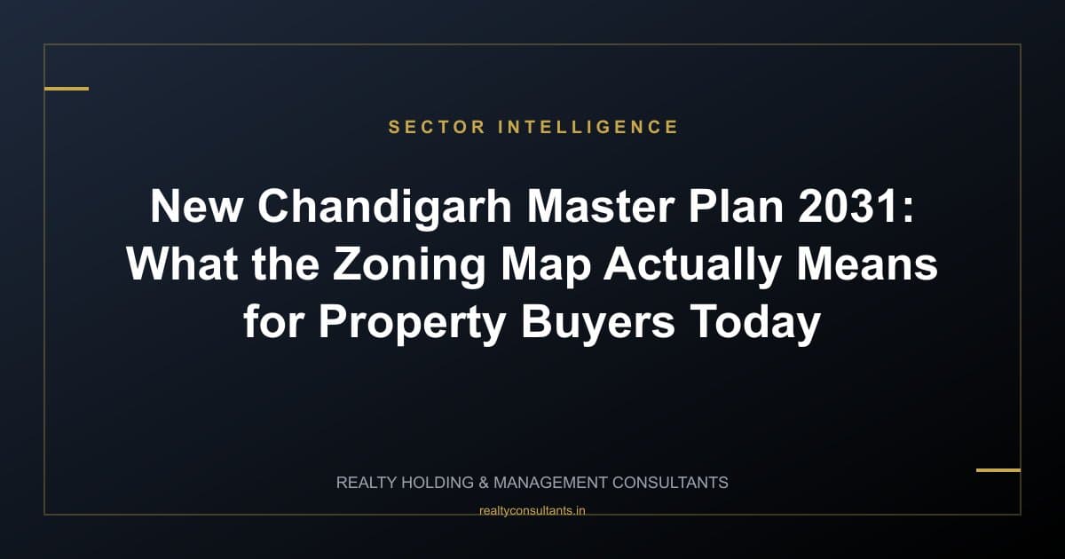 New Chandigarh Master Plan 2031: What the Zoning Map Actually Means for Property Buyers Today