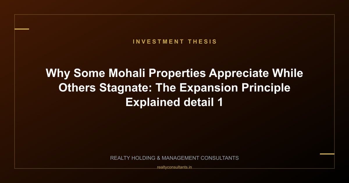 Why Some Mohali Properties Appreciate While Others Stagnate: The Expansion Principle Explained - context image 1