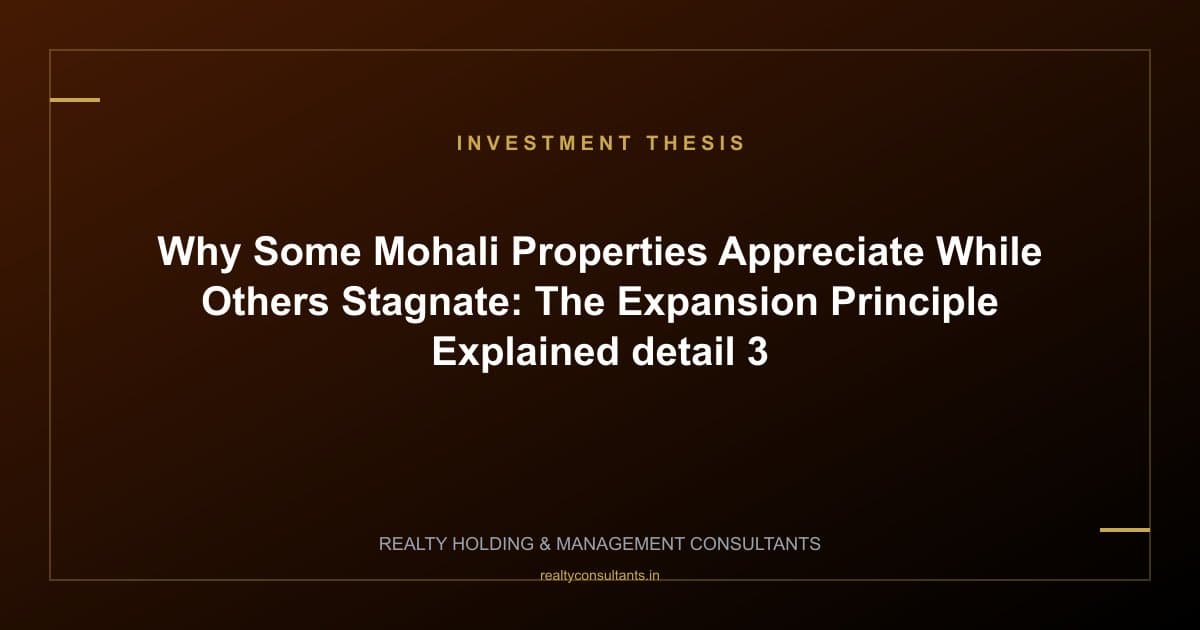 Why Some Mohali Properties Appreciate While Others Stagnate: The Expansion Principle Explained - context image 3