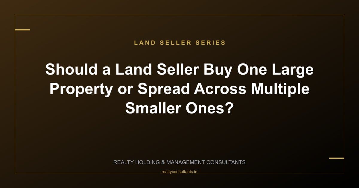 Should a Land Seller Buy One Large Property or Spread Across Multiple Smaller Ones?