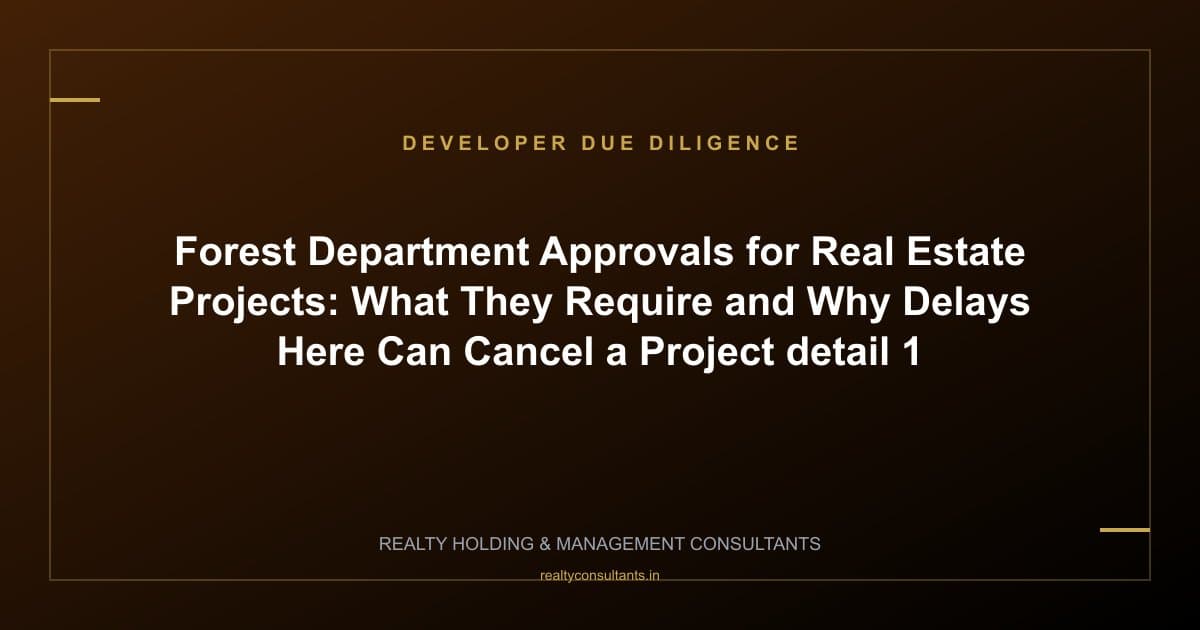 Forest Department Approvals for Real Estate Projects: What They Require and Why Delays Here Can Cancel a Project - context image 1