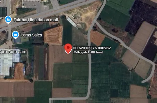 75 Bigha Plot with 150ft Front in Zirakpur - Exterior View