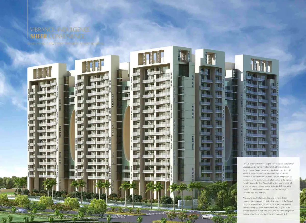 Homeland Heights | 3 BHK in Sector 70, Mohali 3 - Property Gallery Image | Realty Holding & Management Consultants