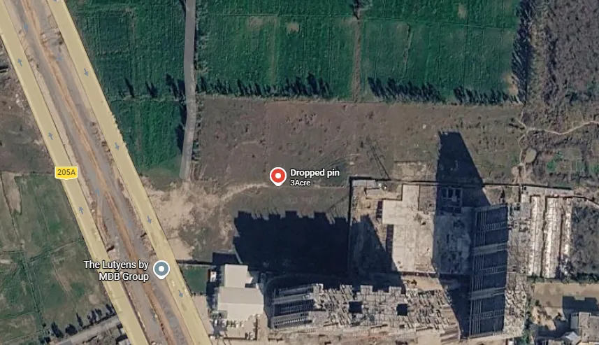 3 Acre Agricultural Land for Sale in Banur - Exterior View