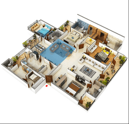KLV Signature Towers, Sector 66A, Mohali — Ready 4 and 5 BHK Large-Format Apartments 3 - Property Gallery Image | Realty Holding & Management Consultants
