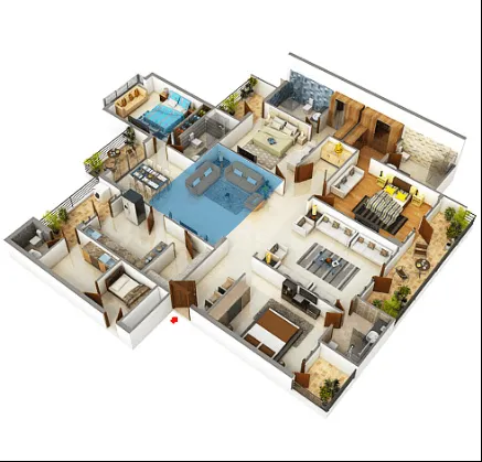 KLV Signature Towers | 4 & 5 BHK in Sector 66A, Mohali - Location Map